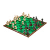 Minecraft Overworld Heroes vs Hostile Mobs Chess Set