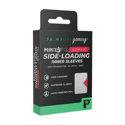 Deck Protector Palms Off MintFit Side-Load Inner Sleeve Japanese 100ct Clear