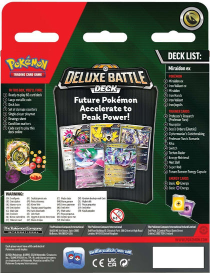 Pokemon TCG Miraidon ex Deluxe Battle Deck