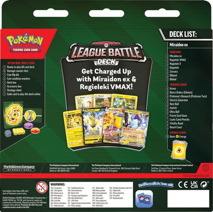 Pokemon TCG Miraidon ex League Battle Deck