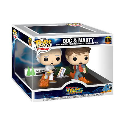 Back to the Future Doc & Marty Pop! Moment
