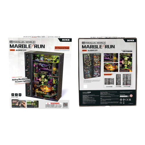 Robotime ROKR Parallel World Marble Run MR04S Alchemy City