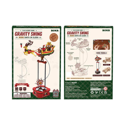 Robotime ROKR Gravity Swing MCD05 Santa on Sleigh