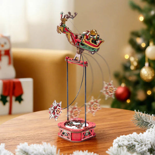 Robotime ROKR Gravity Swing MCD05 Santa on Sleigh