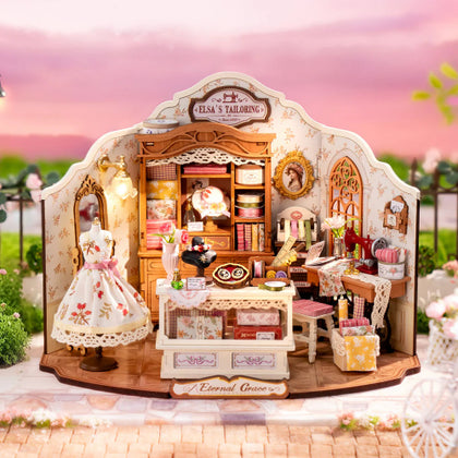 Robotime Miniature House DG178 Elsa's Tailoring