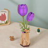 Robotime 3D Wooden Bloom TW083 Purple Tulip