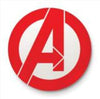 Marvel Comics Avengers Logo 25mm Pin Badge