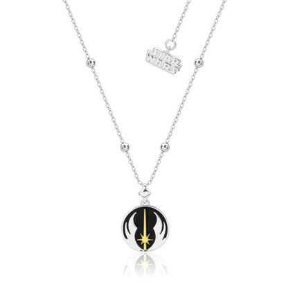 Couture Kingdom - Precious Metal Star Wars Jedi Order Silver Necklace