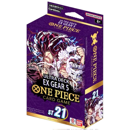 One Piece Card Game ST-21 Monkey D. Luffy Gear 5 Starter Deck EX