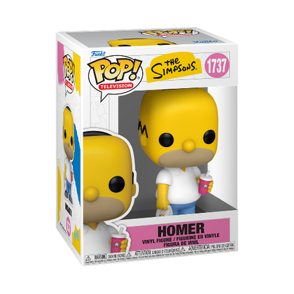 The Simpsons Homer with Drink Pop! Vinyl