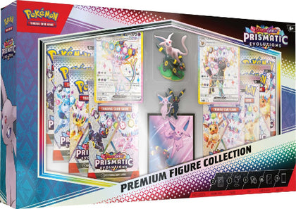 Pokemon TCG Scarlet & Violet Prismatic Evolutions Premium Figure Box