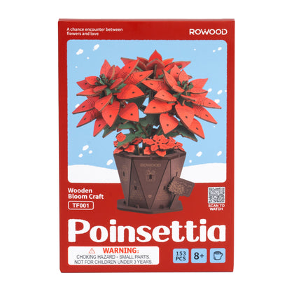 Robotime 3D Wooden Bloom TF001 Poinsettia