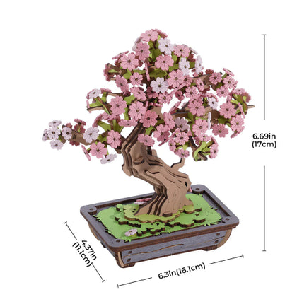 Robotime 3D Puzzle Creation Set TG415 Sakura Bonsai