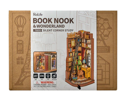 Robotime Book Nook & Wonderland TGE02 Silent Corner Study