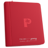 Binder Palms Off Gaming TOP LOADER Zip Binder 4 Pocket Red