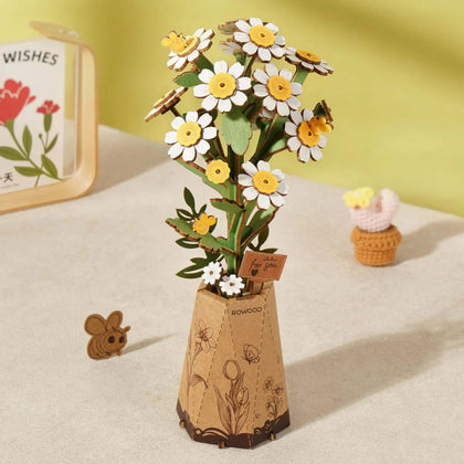 Robotime 3D Wooden Bloom TW061 Chamomile