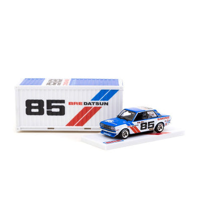 TW 1972 Datsun 510 BRE Trans Am Bobby Allison with Container 1:64 Scale Diecast Vehicle