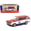 TW Datsun Bluebird 510 Wagon Service Car Red White 1:64 Scale Diecast Vehicle