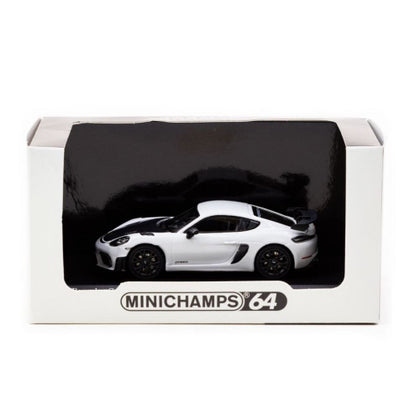 TW Porsche Cayman GT4 RS Grigiocam Povolo White 1:64 Scale Diecast Vehicle