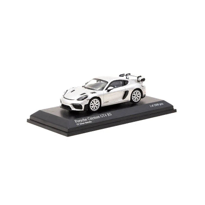TW Porsche Cayman GT4 RS Metallic Silver 1:64 Scale Diecast Vehicle