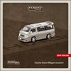 TW Toyota Hiace Wagon Custom Silver/Brown 1:64 Scale Diecast Vehicle