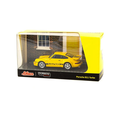 TW Porsche 911 Turbo Yellow 1:64 Scale Diecast Vehicle