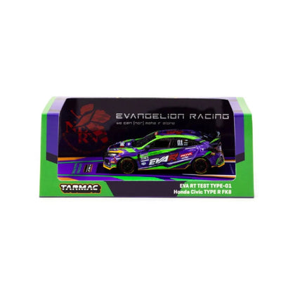 TW Honda Civic Type R FK8 Evangelion Racing 1:64 Scale Diecast Vehicle