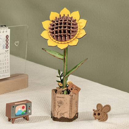 Robotime 3D Wooden Bloom TW011 Sunflower