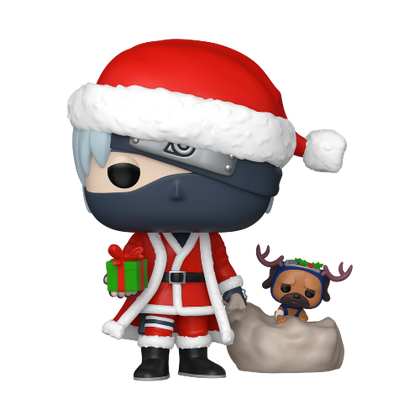 Naruto Shippuden Kakashi Hatake with Pakkun Holiday Pop! Plus