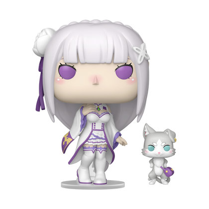 Re:Zero Emilia with Puck Pop! Vinyl