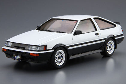 Aoshima 1985 Toyota AE86 Corolla Levin GT-APEX 1:24 Scale Plastic Model Kit