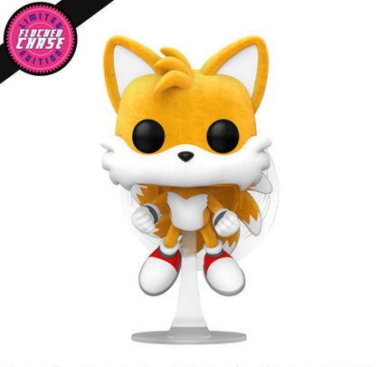 Sonic the Hedgehog Tails Flocked CHASE Pop! Vinyl