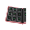 Binder Palms Off Gaming TOP LOADER Zip Binder 9 Pocket Pink