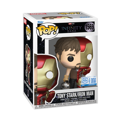 Marvel Split Tony Stark/Iron Man US Exclusive Pop! Vinyl