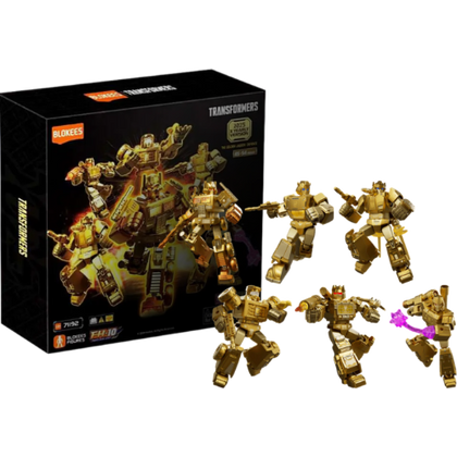 Blokees Transformers XV02 The Golden Lagoon Defence 2025 Yearly Version Figure Set