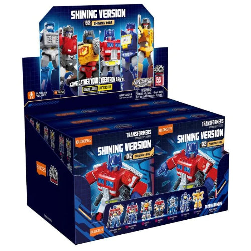 Blokees Transformers SV02 Shining 1985 SEALED Display (6 Figures)