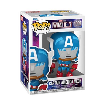 Marvel Comics What If...? Captain America Mech Pop! Vinyl