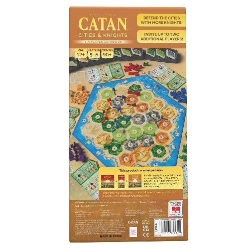 CATAN 6th Edition Cities & Knights 5-6 Player Expansion