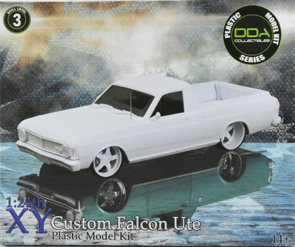 DDA Ford XY Falcon Ute Slammed Custom 1:24 Scale Plastic Model Kit