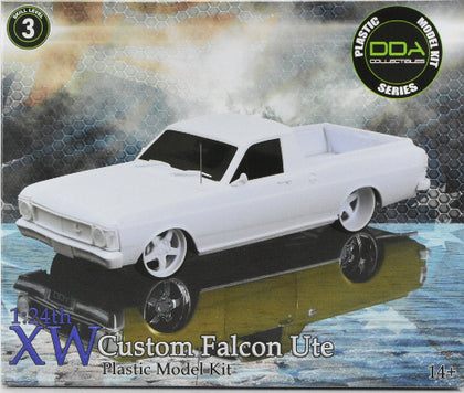 DDA Ford XW Falcon Ute Slammed Custom 1:24 Scale Plastic Model Kit