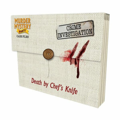 Murder Mystery Party Case Files Death by Chef's Knife