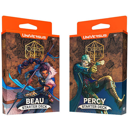 Universus CCG Critical Role Heroes of Exandria -Beau & Percy- Clash Deck Bundle