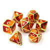 Die Hard Dice Metal RPG 7 Dice Set Mythica Spellbinder Phoenix