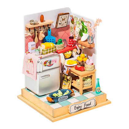 Robotime DIY Miniature House Taste Life Kitchen