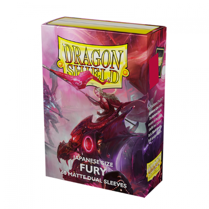 Deck Protector Dragon Shield Japanese 60ct Dual Matte Fury