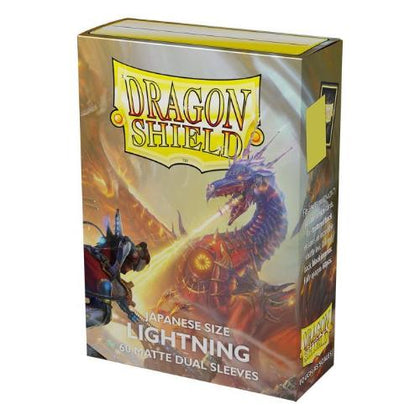 Deck Protector Dragon Shield Japanese 60ct Dual Matte Lightning