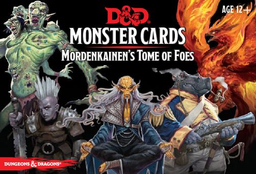 D&D Monster Cards Mordenkainen's Tome of Foes Deck (2019)
