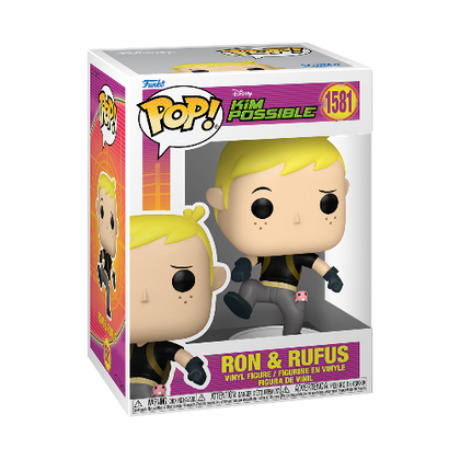 Kim Possible Ron with Rufus Pop! Vinyl