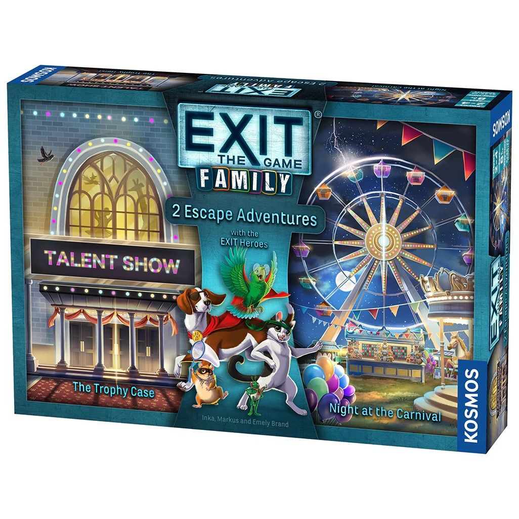 Exit the Game Family -2 Escape Adventures- The Trophy Case & Night at the Carnival