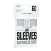 Deck Protector Gamegenic Just Sleeves Japanese 60ct White